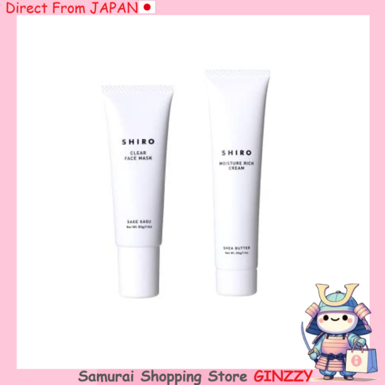 SHIRO Kem Bơ Hạt Mỡ Gói Tập Trung Sake Kasu 30g Unisex Không Mùi Japan Cosmetic makeup