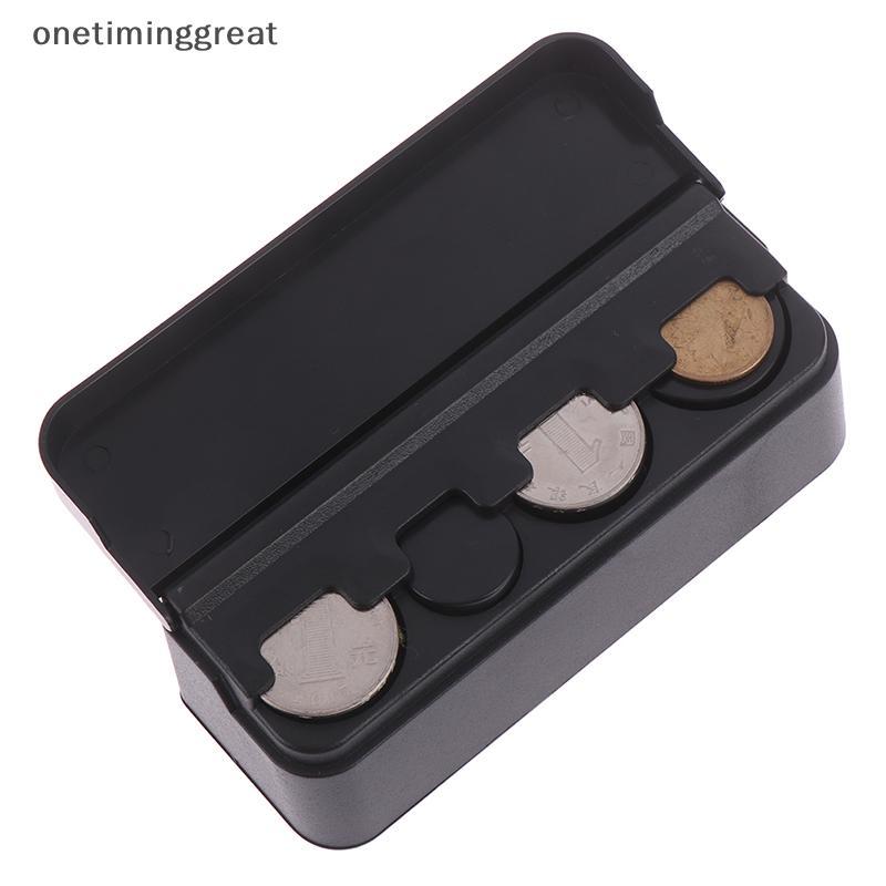 Onetiminggreat Car Coin Case Loose Change Storage Box Hộp đựng tiền nhỏ Hộp đựng ví tổ chức OTG