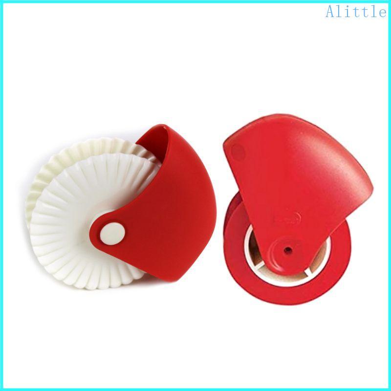 Alia Pastry Cuter Cán Bánh Xe Trang Trí Để Đảm Bảo Cắt Mịn DIY Hướng Dẫn Sử Dụng Mì