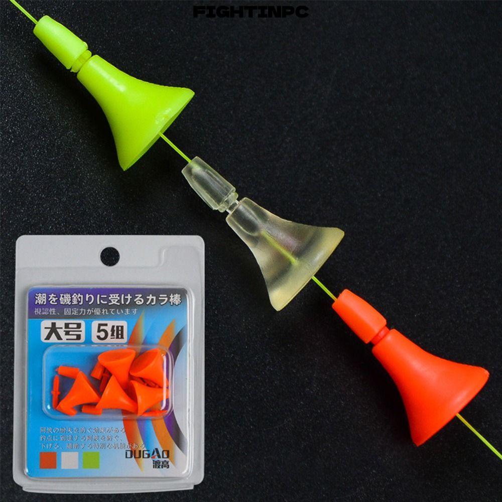 FIGHTINPC Phao câu cá nổi bobber đuôi cứng, chống gió - Bộ đầy đủ gồm bobber chìm và nổi