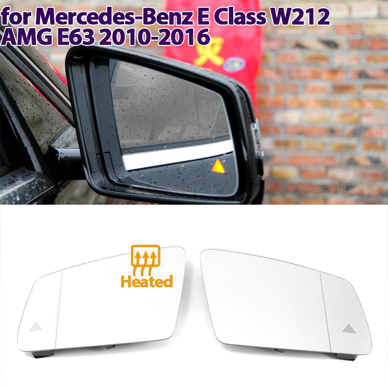 Mặt Làm Nóng Điện Góc Rộng Cánh Gương Kính Cho Xe Mercedes-Benz E Class W212 E200 E250 E300 E350 E40