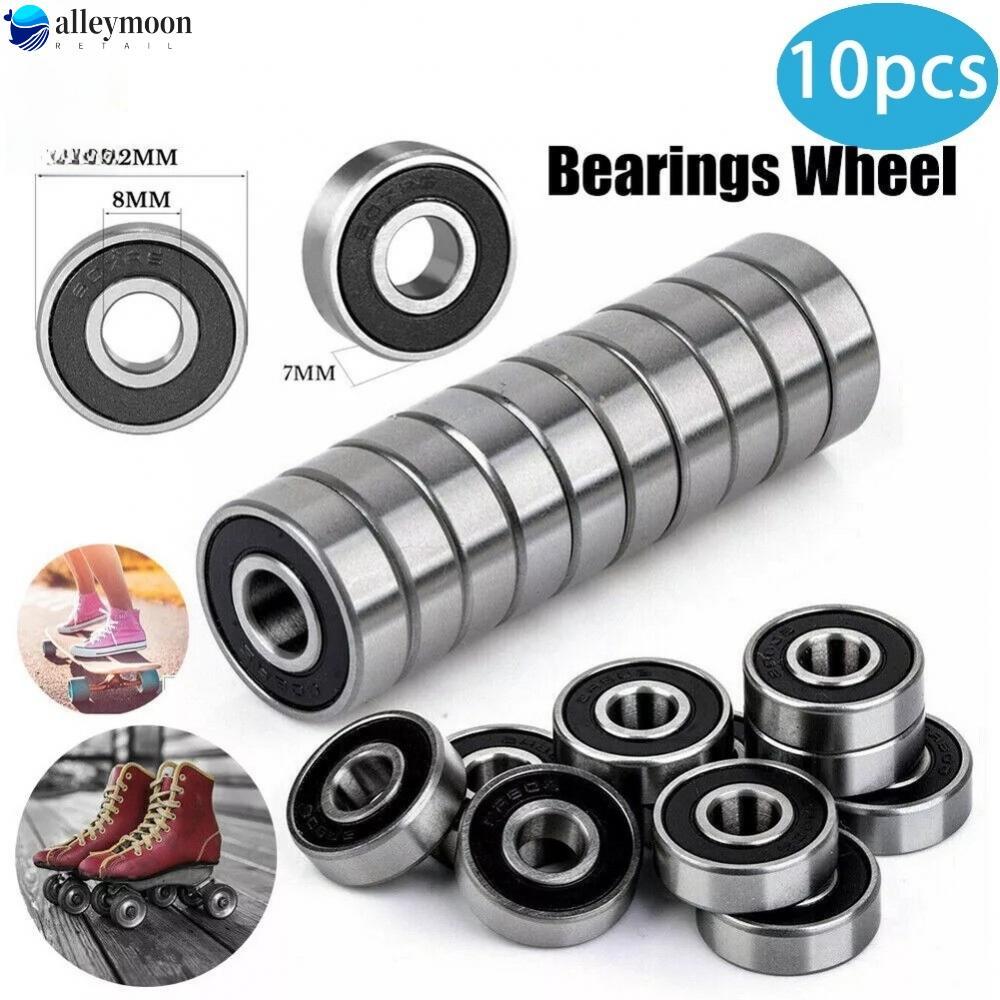 10 chiếc Vòng bi rãnh sâu thu nhỏ 8mm x 22mm x 7mm 608RS Vòng bi thép