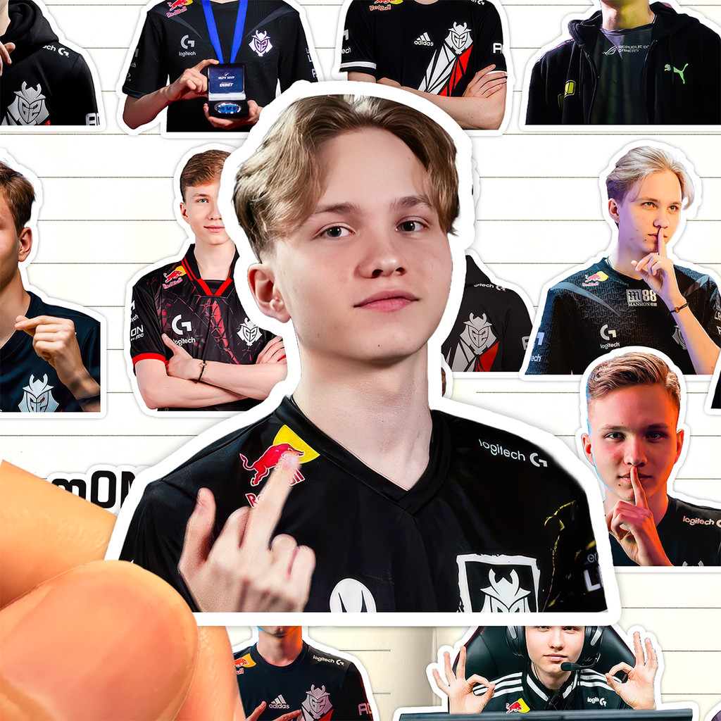 2025 Sản phẩm mới m0nesy Sticker HD Chống nước G2Esports Vận động viên chơi game csgo Chống khủng bố