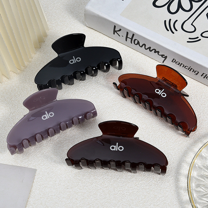 Kẹp Tóc Nữ Acetate Kẹp Tóc Mặt Sau Đầu Tấm Tóc Acetate Tất Cả Trận Đấu Màu Trơn Thời Trang