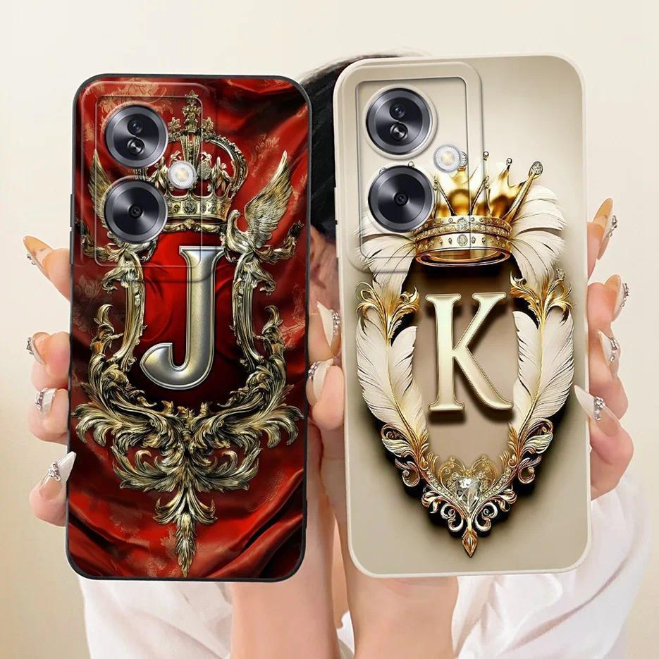 Dành Cho Oppo A79 5G Ốp Lưng CPH2553 CPH2557 Cao Cấp Thái Chữ Cái Bao Silicon Mềm Ốp Lưng Điện Thoại