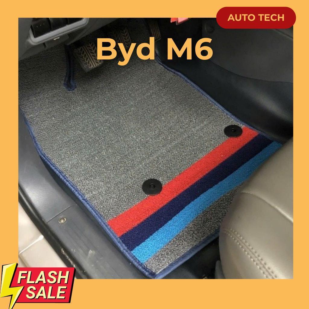 [Byd M6] Thảm cước may sẵn cho xe Byd M6 giúp chống trơn trượt, chống bẩn, Nội thất Oto