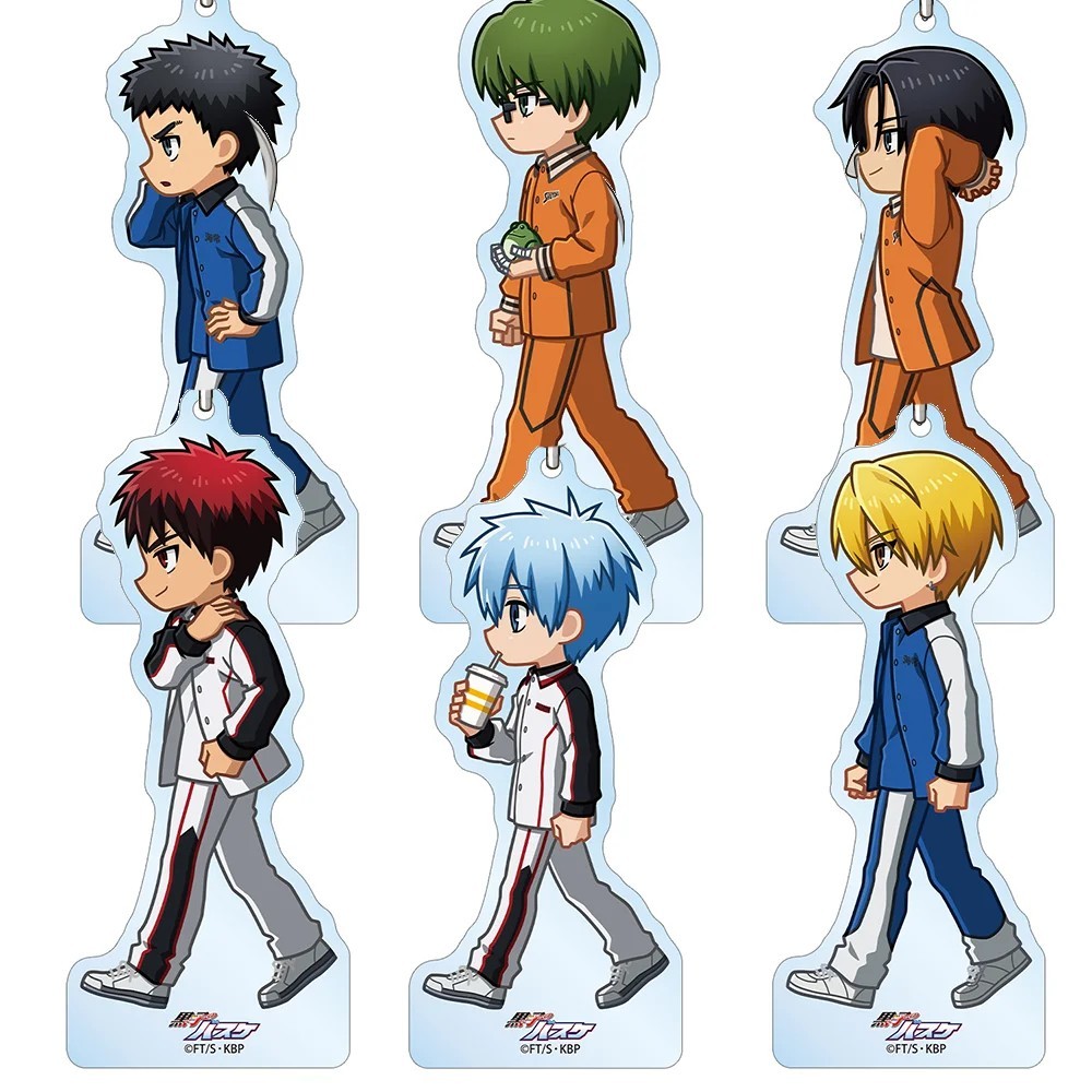 Móc khóa Kurokos Basketball Tuyển thủ vô tính Mica Acrylic Kuroko Tetsuya Kagami Taiga Midorima Kiyo