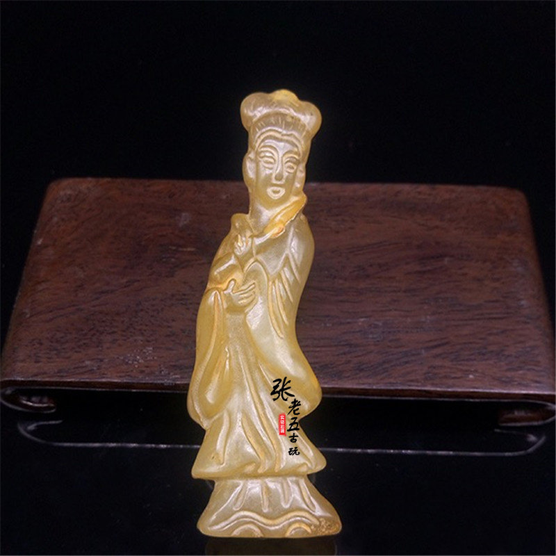 Cổ Cổ Cổ Chiến Tranh Cổ Hán Minh Ngọc Tường Đau Khổ Cũ Xiu Tay Cầm Mặt Dây Chuyền Cổ Ngọc Đồ Trang Trí Làm Đẹp