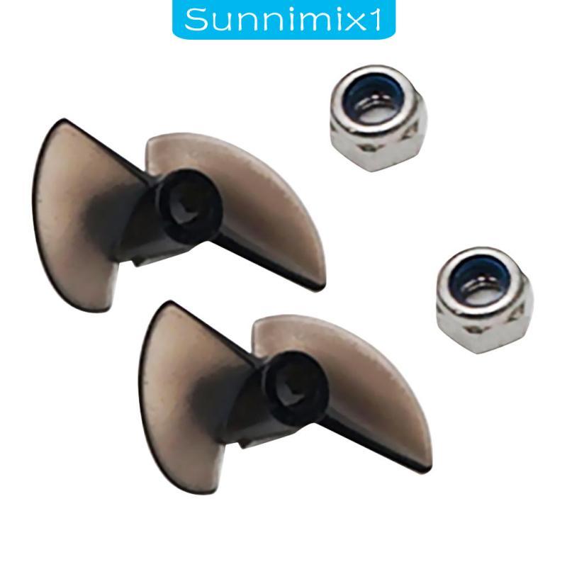 2 PC FT011-10 Cánh Quạt Nhựa 3 Cánh Đạo Cụ Cho Feilun FT011 RC Đua Thuyền 2 Chiếc