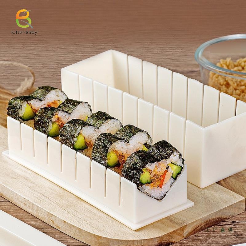 [Baby-t] 3 Máy Làm Sushi DIY Và Khuôn Trái Tim Cơm Japanse Khuôn Bánh Đa Năng Khuôn Làm Sushi Bộ Dụn