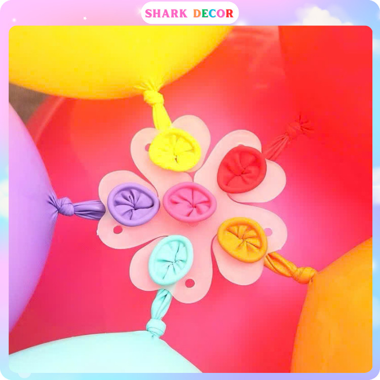 Bộ 5 kẹp nhựa kẹp bóng làm hoa bóng bay MT134