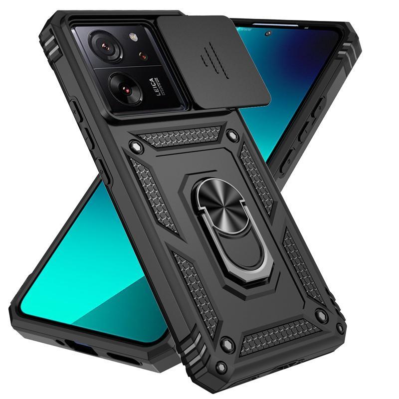 Thích Hợp Cho Xiomi 13T 5G Ốp Lưng Điện Thoại Ô Tô Từ Nhẫn Giá Đỡ Giáp Chống Sốc Coque Cho Xiomi Mi 