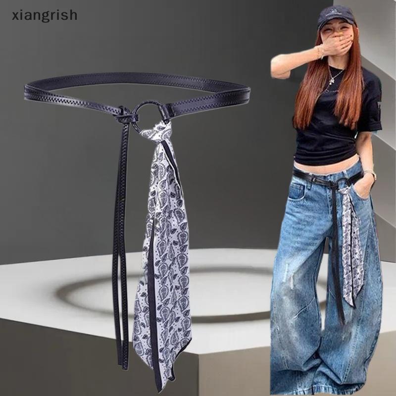[XIA] Khăn Thắt Lưng Retro Punk Cho Bé Gái, Da PU, Style Boho, Hợp Thời Trang Với Quần Jean Và Đầm D