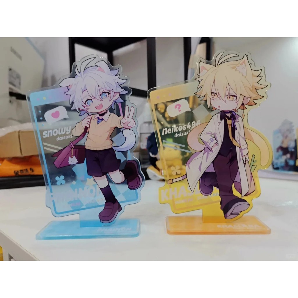 Standee Anime Honkai Star Rail Khaslana Phainon mô hình mica acrylic trang trí bàn học decor quà tặn