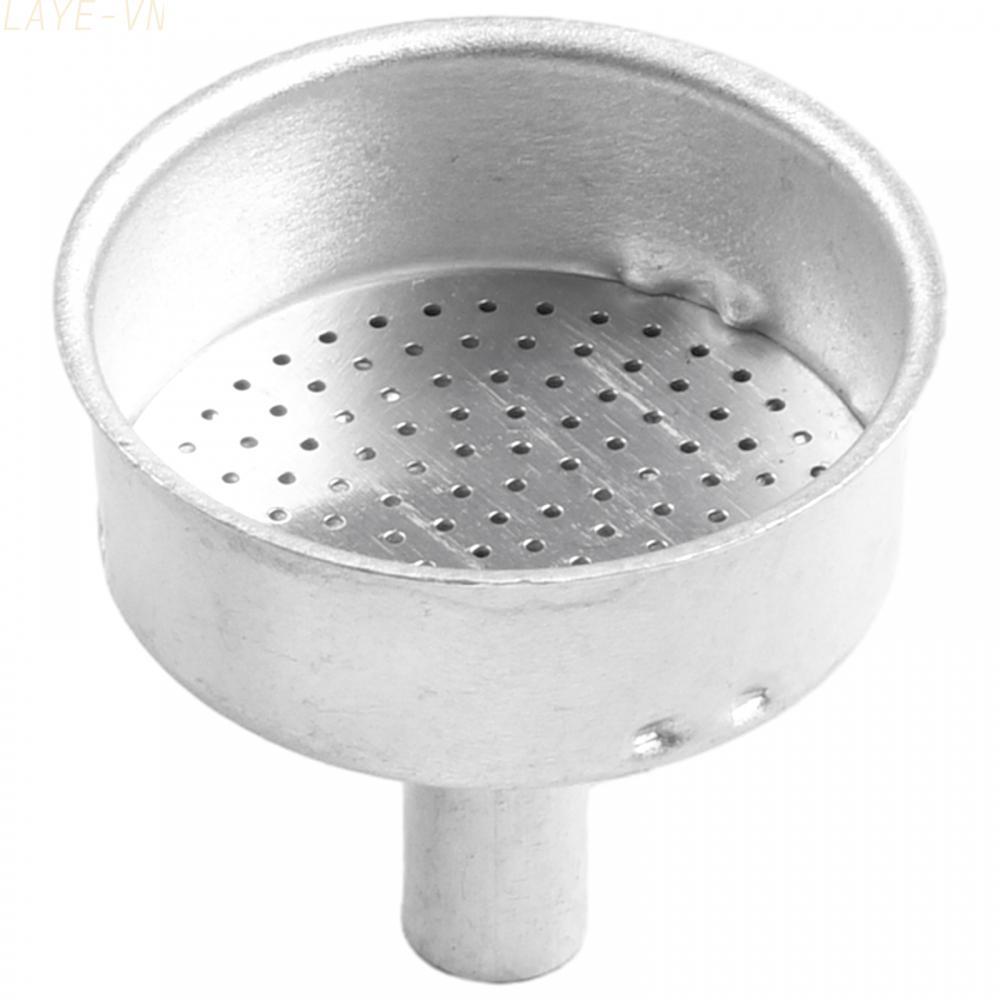 Durable Aluminium Funnel Filter for Espresso Moka Maker 1 2 3 6 9 12 Cups