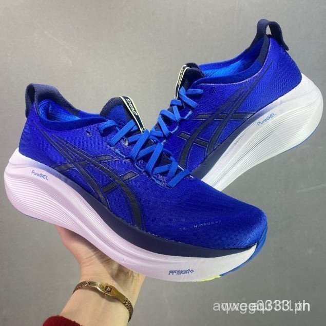 Gel-Nimbus 27 Giày Chạy Bộ Nam Nữ Gel-Nimbus 26 Đệm Giày Thể Thao Nhẹ 1011B958-401 5CSY AXIL ABYW