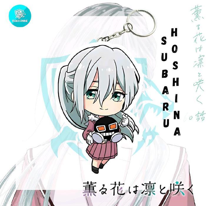 Keychain Acrylic Anime Kaoru Hana Wa Rin To Saku - Subaru Hoshina Ganci Anime Akrilik - Subaru Hoshi