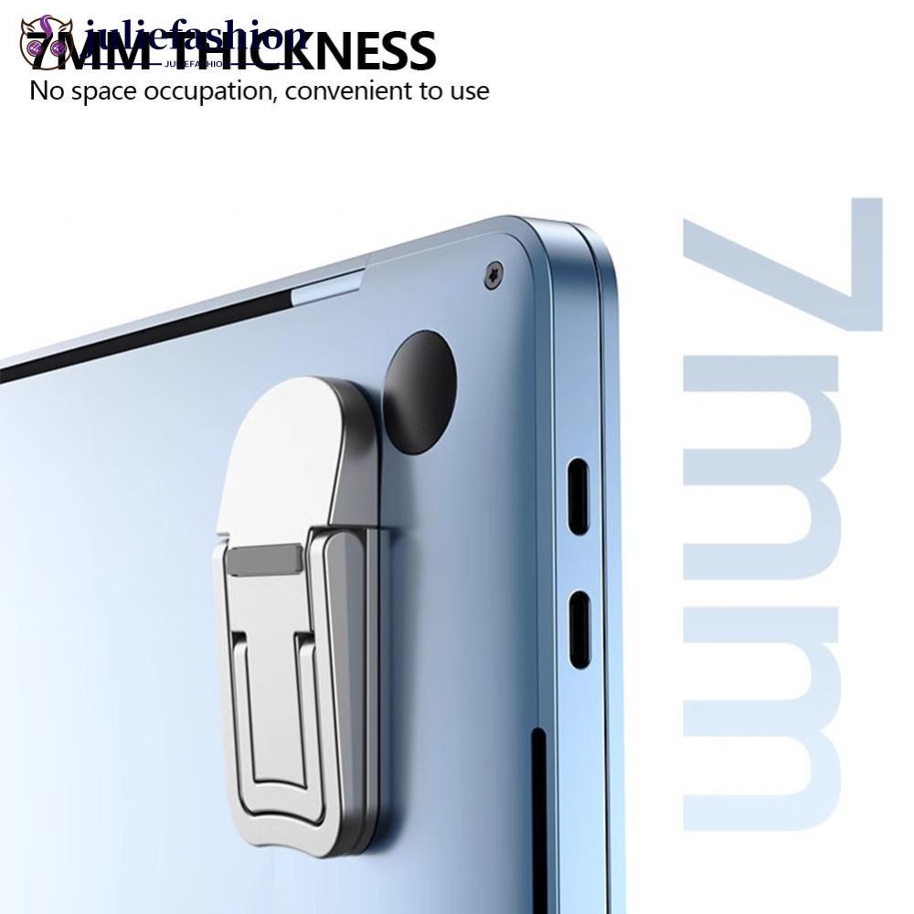 JULIEFASHION 2 Chiếc Nhựa Có Thể Điều Chỉnh Có Thể Gập Lại Laptop Làm Mát Chân Đế Chiều Cao & Góc Có