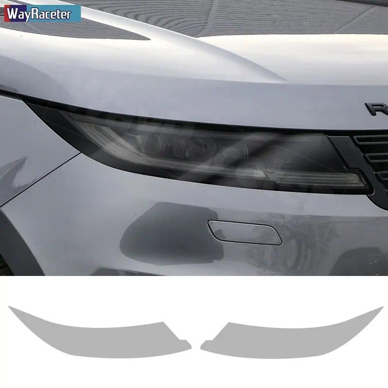 2 Chiếc Xe Đèn Pha Bảo Vệ Phim Trong Suốt Khói Đen TPU Miếng Dán Cho Range Rover Sport 2023 L461 Phụ