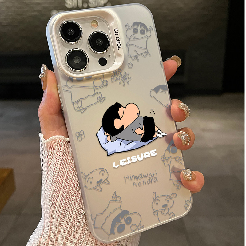 Thích hợp cho Apple 17 / 16 Ốp điện thoại Lazy Anime Boy iphone15promax Phong cách mới 14 / 13mini S