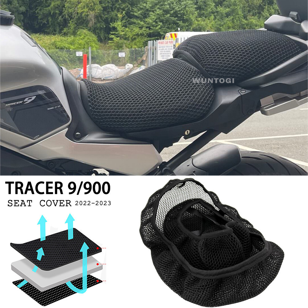 Hoặc Yamaha Tracer 9 Tracer9 Tracer 900 2022 2023 Phụ Kiện Xe Máy Mới Ghế Bảo Vệ Đệm 3D Lưới Bọc Ghế