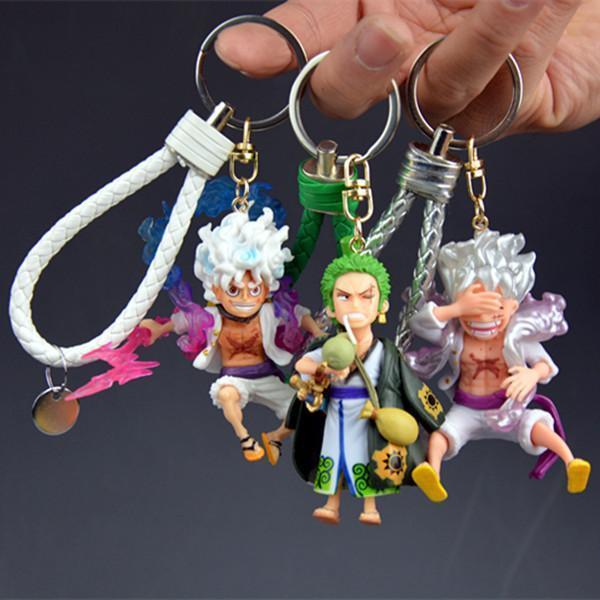 One Piece Móc Khóa Trang Sức Luffy Mặt Dây Chuyền Nhỏ Sauron Hoạt Hình Ace One Piece Mặt Dây Chuyền 