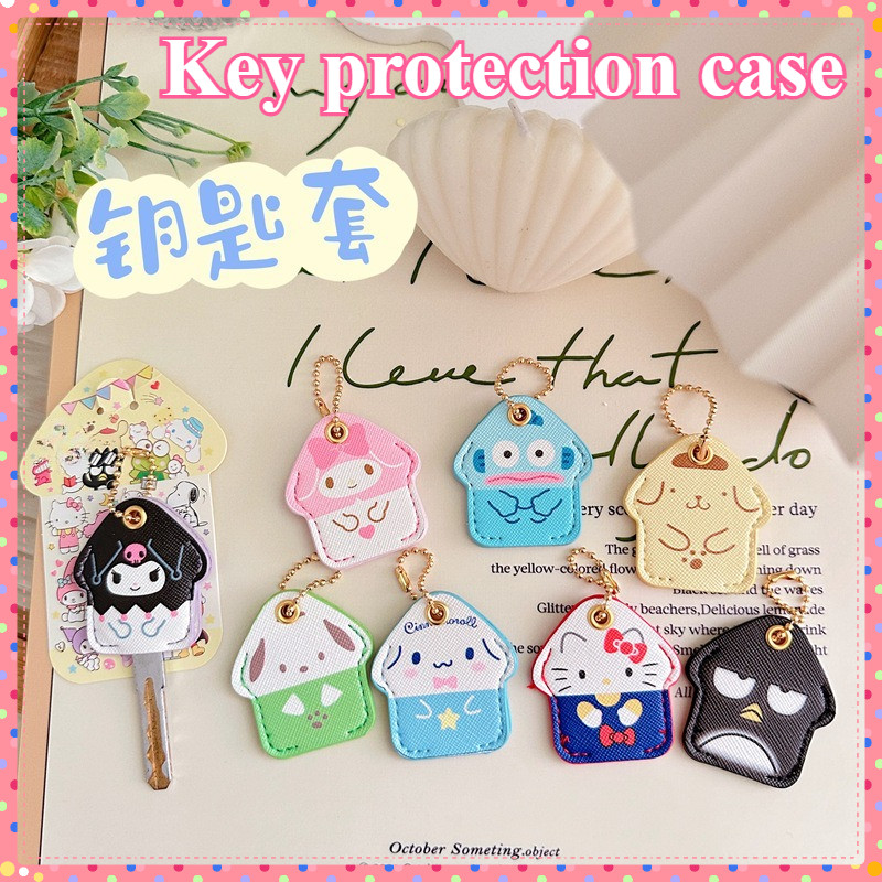 Cartoon Sanrio Kuromi Hello Kitty Pendant Keychain Holder Key Chain Car Keyring Mobile Key holder Ba