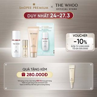 [THE WHOO OFFICIAL] Bộ sản phẩm tiền tinh chất chăm sóc da lão hoá tuần hoàn làn da Bichup Treatment Essence Special Set