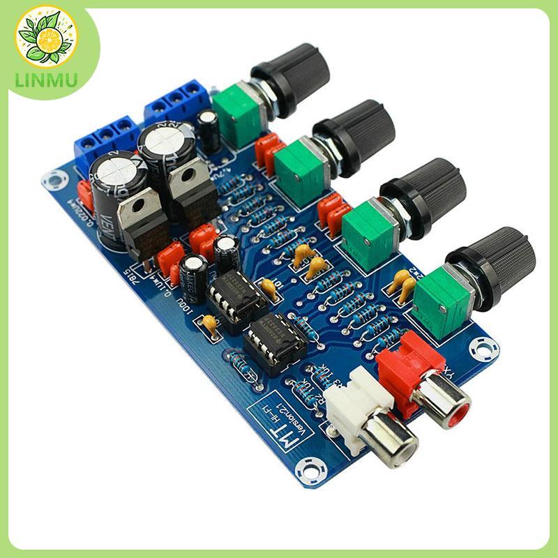 [LINMU] NE5532 Stereo Preamplifier Tone Board Âm Thanh 4 Kênh Khuếch Đại Mô Đun VN