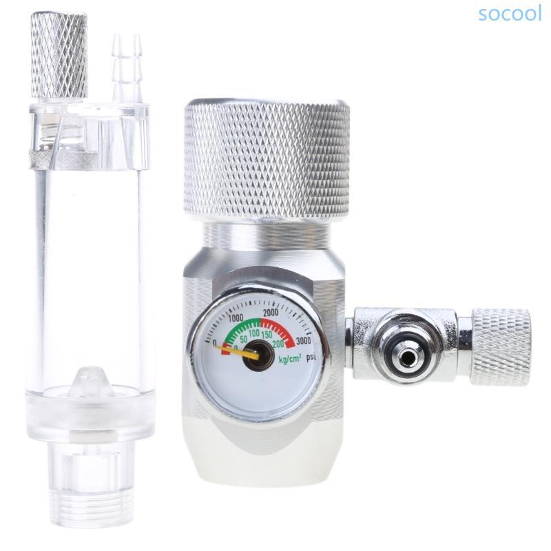 Soc * Bể cá Co2 Van giảm áp Co2 Bộ điều chỉnh Co2 Van điều khiển CO2 Hệ thống điều khiển Máy phát đi