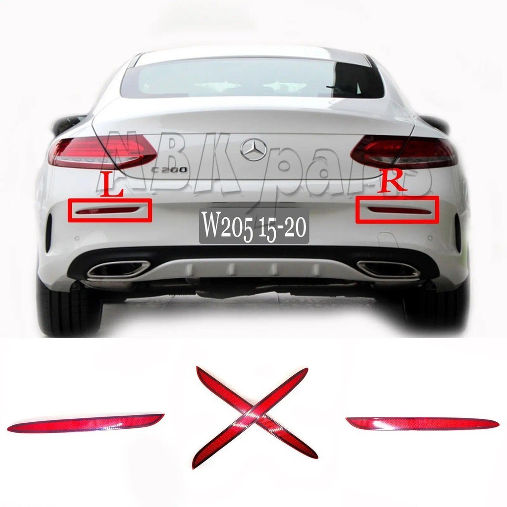 Phản Quang Phía Sau Phù Hợp Với 15-20 Mercedes-Benz C-class W205 coupe C180 C200 C220 C250 C300 C400