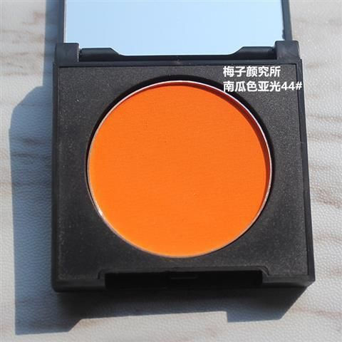 Orange single-color eyeshadow, light orange12y Matte eyeshadow, professional orange-toned warm pearl