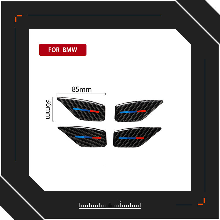 Thích Hợp Cho Xe BMW / BMW18 Phong Cách 5 Series G38 G30 Sợi Carbon Bên Trong Cửa Bát Trang Trí Miến