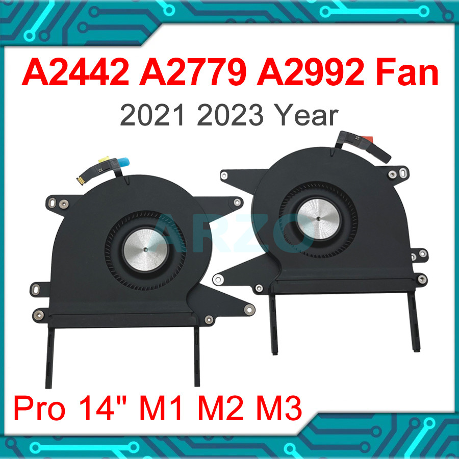 Quạt CPU làm mát máy tính xách tay chính hãng cho Macbook Pro 14 "M1 M2 M3 A2442 A2779 A2992 Quạt là