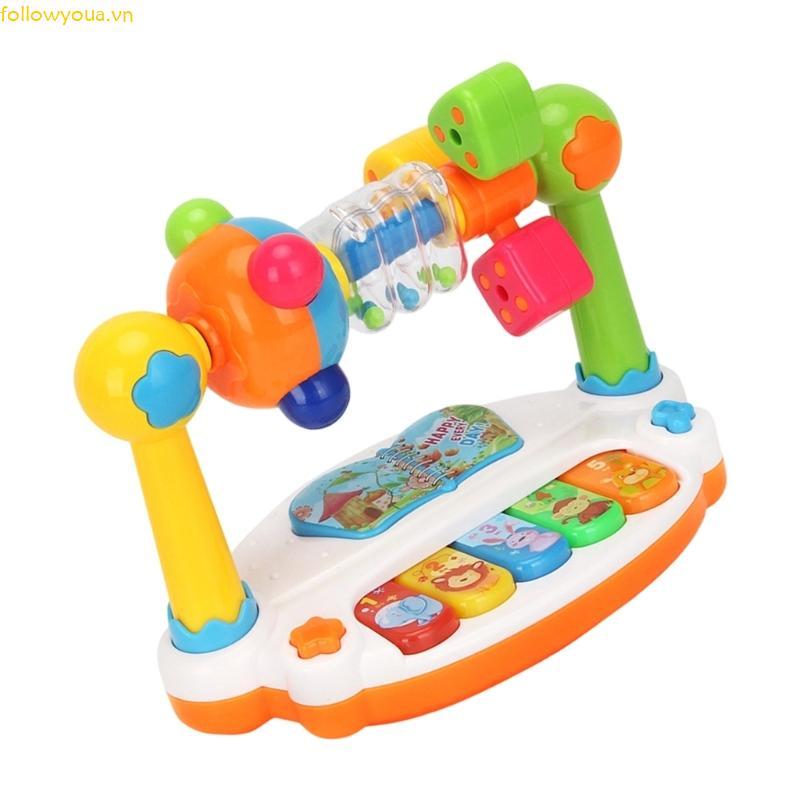Fol Bé Hát Nhạc Cụ Với Ánh Sáng Và Bài Hát Đồ Chơi Bàn Phím Giáo Dục Cho Bé Phát Triển Âm Nhạc Nhận 