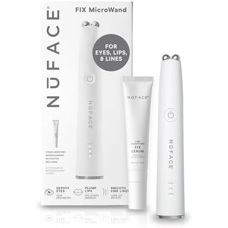 Thiết bị dưỡng da mặt siêu nhỏ NuFACE FIX, FDA Cleared - Mắt, Môi & Lines Treatment with Serum Activ