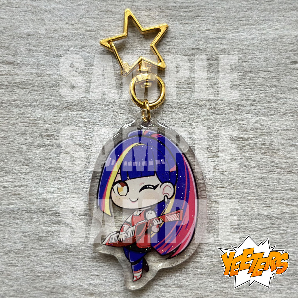Ejen Ali Ejen Kim Resin Acrylic Keychain