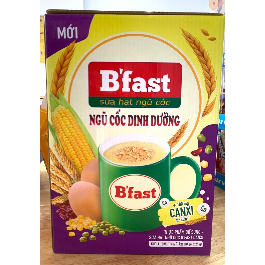 Sữa hạt ngũ cốc dinh dưỡng B”fast 40 gói