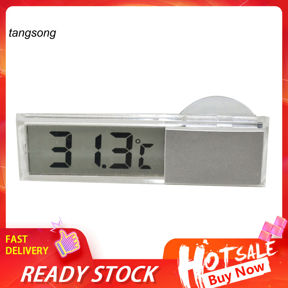 Tang _ Car Car Car Car Car Nhiệt kế màn hình LCD trong suốt kỹ thuật số điện tử