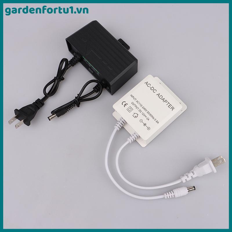 GAR AC / DC 12V 2A 2000ma Camera Quan Sát Nguồn Điện Adapter Ngoài Trời Chống Thấm Nước EU US Cắm Ad