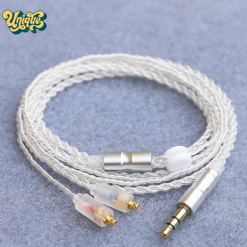 (Độc đáo) Cáp nâng cấp tai nghe HiFi MMCX 3.5mm 1.2m Cáp lõi mạ bạc cho Sennheiser IE200 / IE300 / I