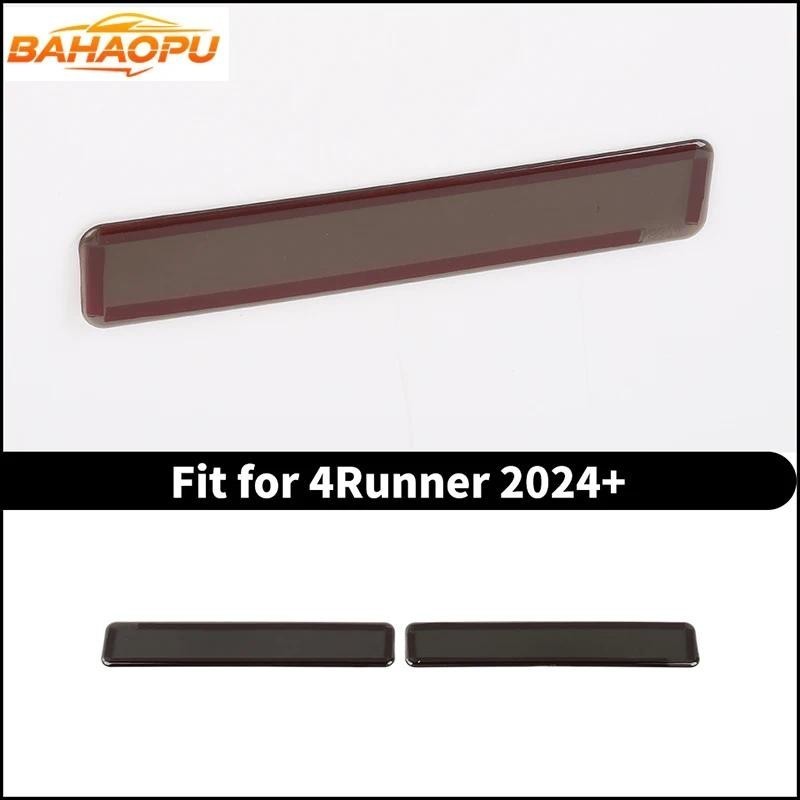 BAHAOPU Đèn sương mù phía trước ô tô màu đen Vỏ bảo vệ trang trí Phù hợp cho 4Runner 2024 2025 Up Ph