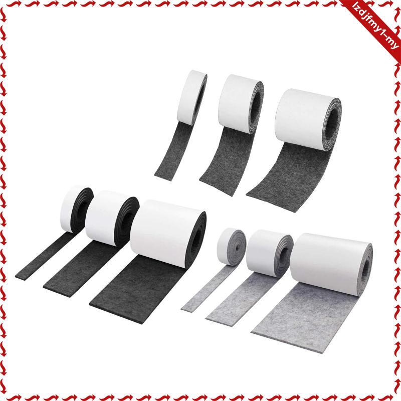 [leipupa] 3x Self Tape Polyester Strip Chair Feet Sticker Mat Floor Protector Table Sofa