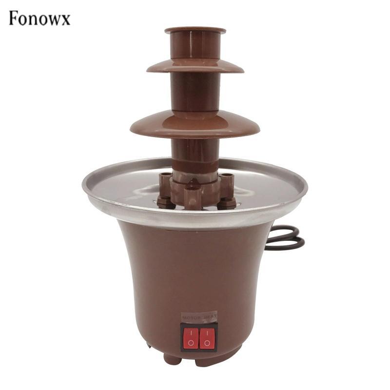 Fonowx Nhỏ Gọn Chocolate Fondate Đài Phun Nước Nacho Phô Mai BBQ Sce UK Plug