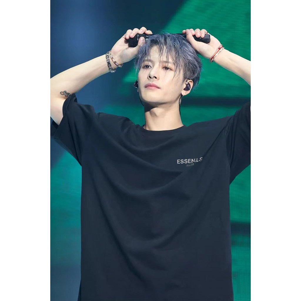 Fear of God Áo Thun Tay Ngắn Phù Hợp Dạo Phố Mùa Hè