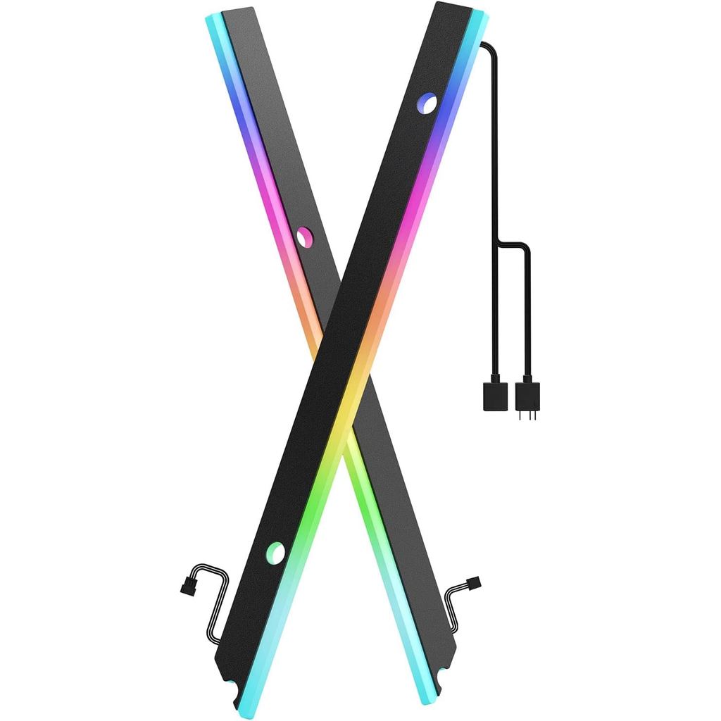 Dải đèn AsiaHorse ARGB cho bo mạch chủ, 24 đèn RGB có thể định vị độc lập, Đồng bộ hóa Aura 3 chân 5