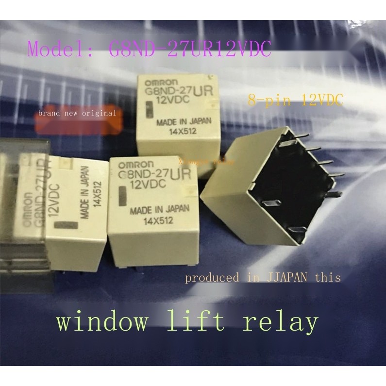 Rơle ô tô Omron 8 chân G8ND-27UR 12VDC chính hãng mới G8ND-27R spot