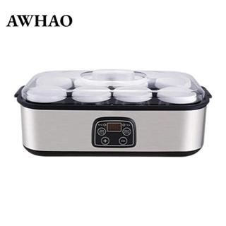 Máy Làm Sữa Chua Chuyên Nghiệp Tự Chế Sữa Chua Đa Năng Gia Đình Tự Động Sữa Chua Máy Thép Không Gỉ Với 8 Lọ Sữa Chua