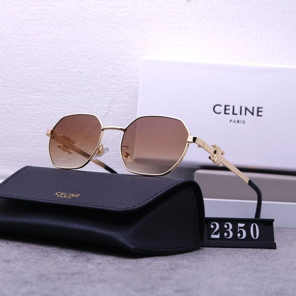 Kính Mát Celine Thời Trang Mới Cho Nam và Nữ, Thiết Kế Hình Bầu Dục