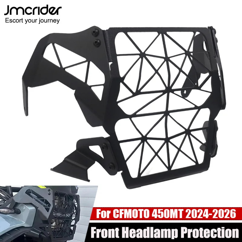 Dành Cho CFMOTO 450MT 450 MT MT450 2025 Xe Máy Đèn Pha Lưới Tản Nhiệt Bảo Vệ Bảo Vệ Đèn Pha Trước Vỏ